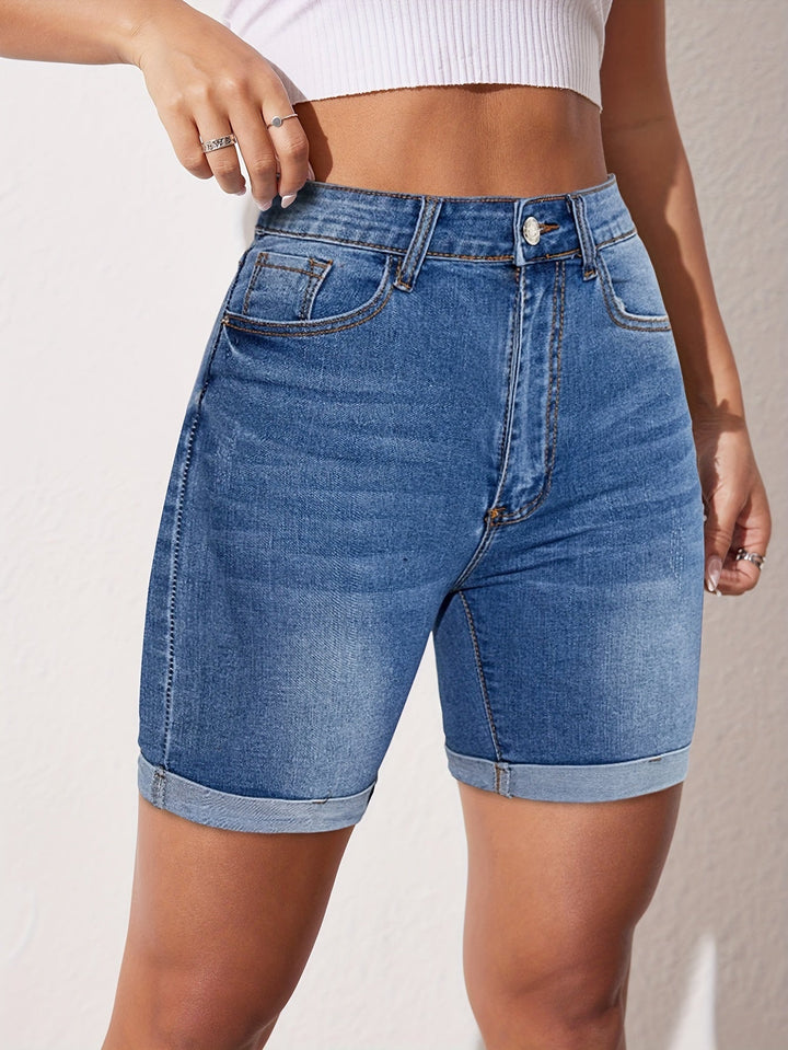 Monique | Stretch-Fit Bermuda Jean Short