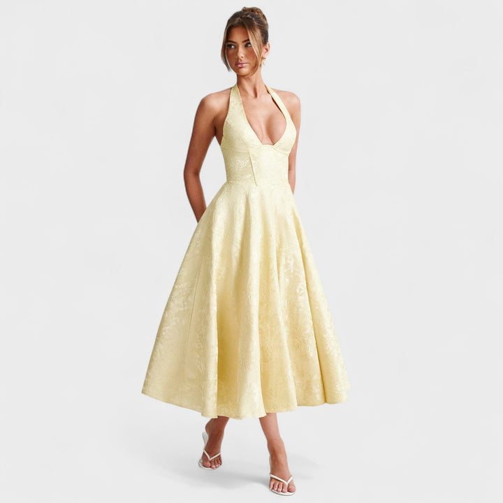 Abigail - Corset Midi Dress
