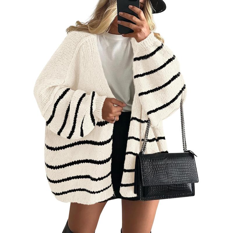 Hayley | Oversized Fit Lantern Sleeve Autumn Knit Cardigan