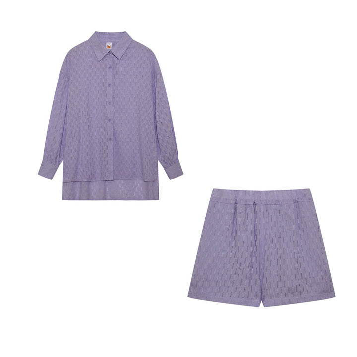 Evie | Lightweight blouse and shorts set