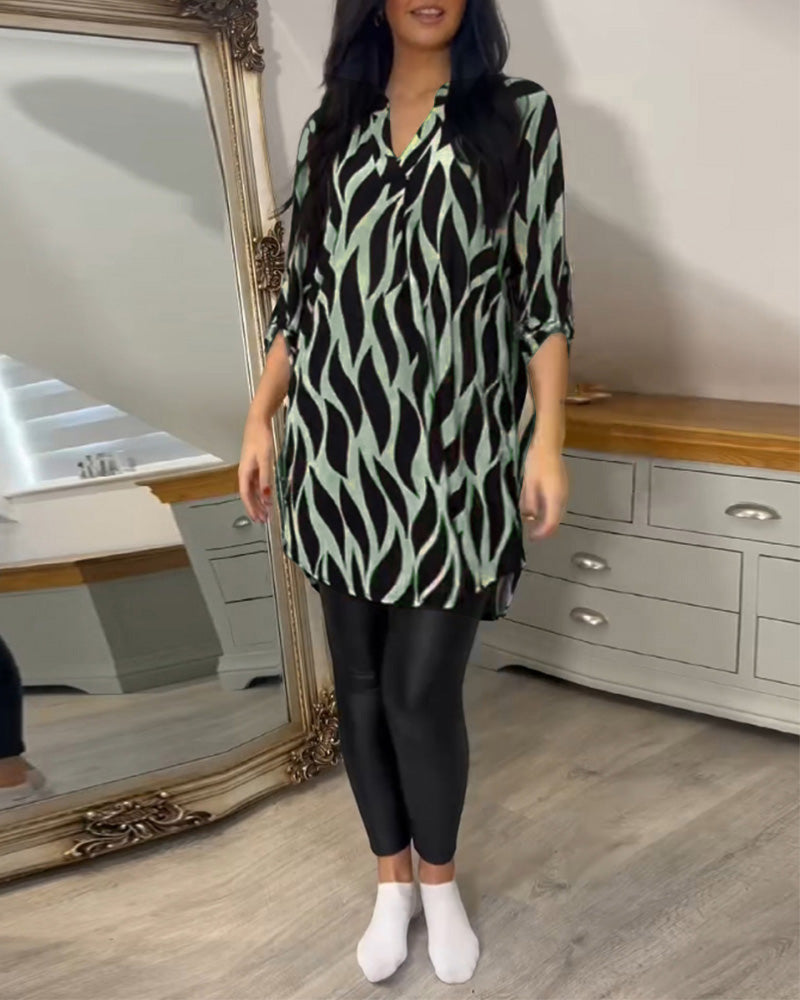 Felicity | Printed Loose-Fit Top