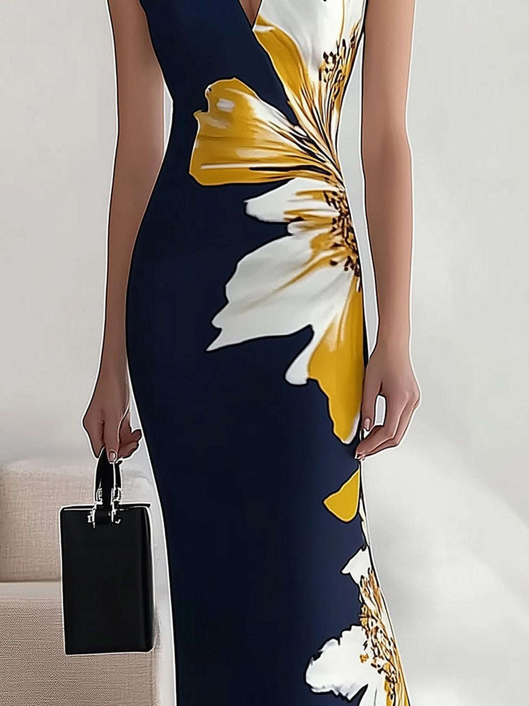 Matilda | Midi dress elegant for festival glamor for the beach