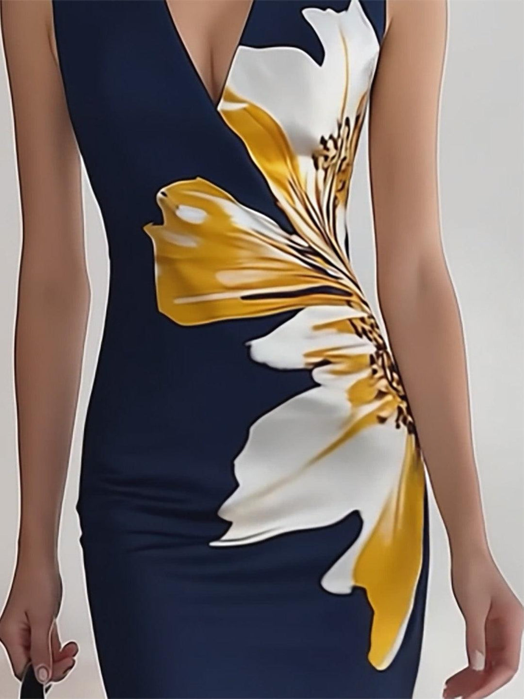 Matilda | Midi dress elegant for festival glamor for the beach