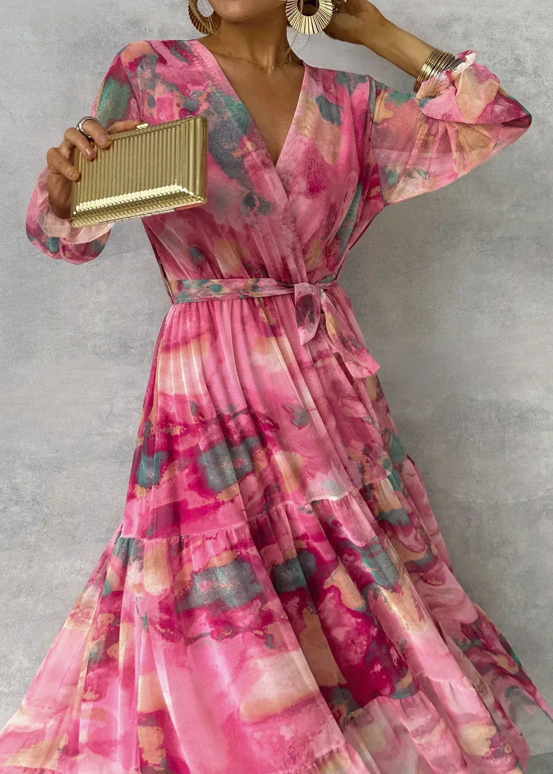 Stella - Floral Wrap Dress