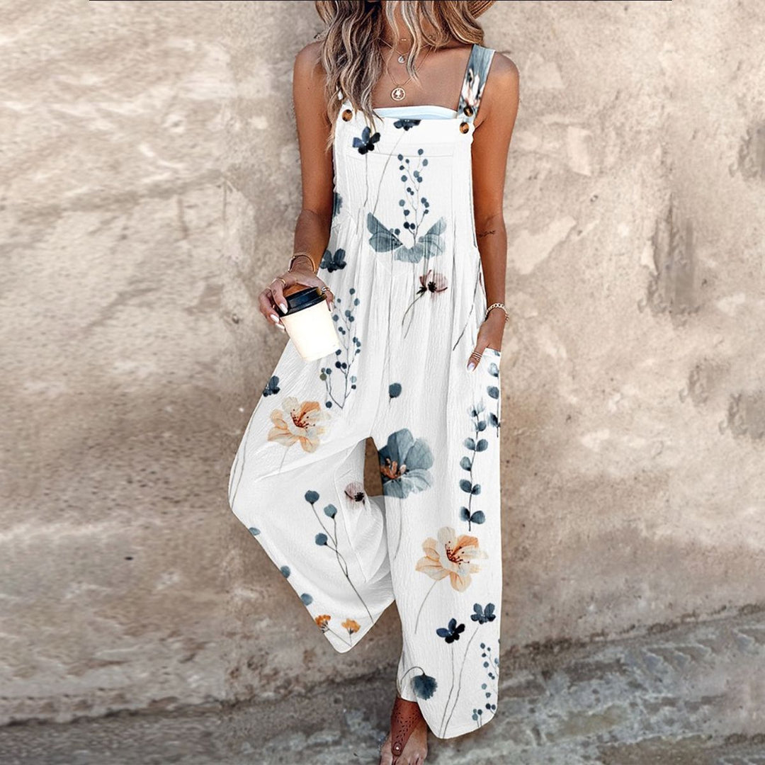 Olivia - Comfort Fit Printed Jumpsuit