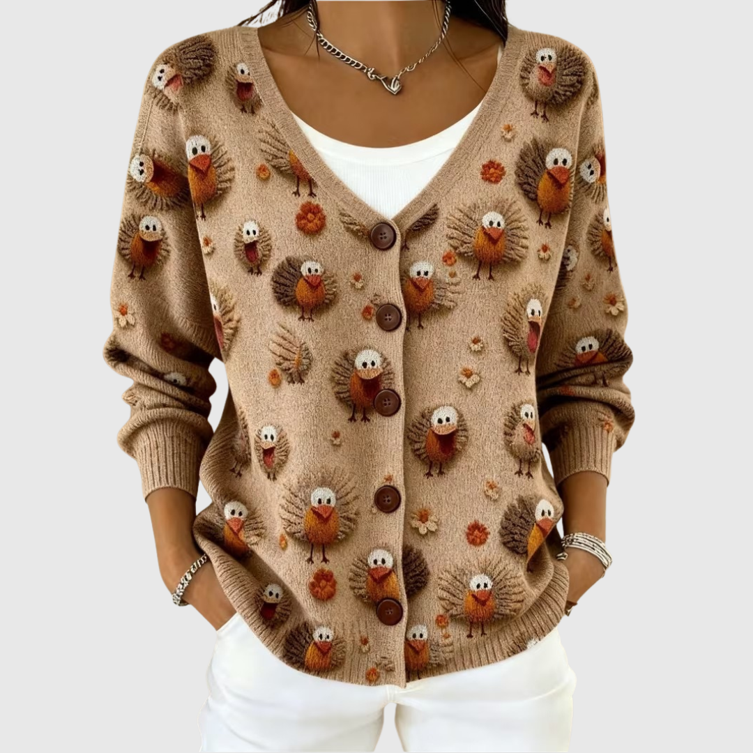 Charlotte | Comfortable buttoned knit cardigan