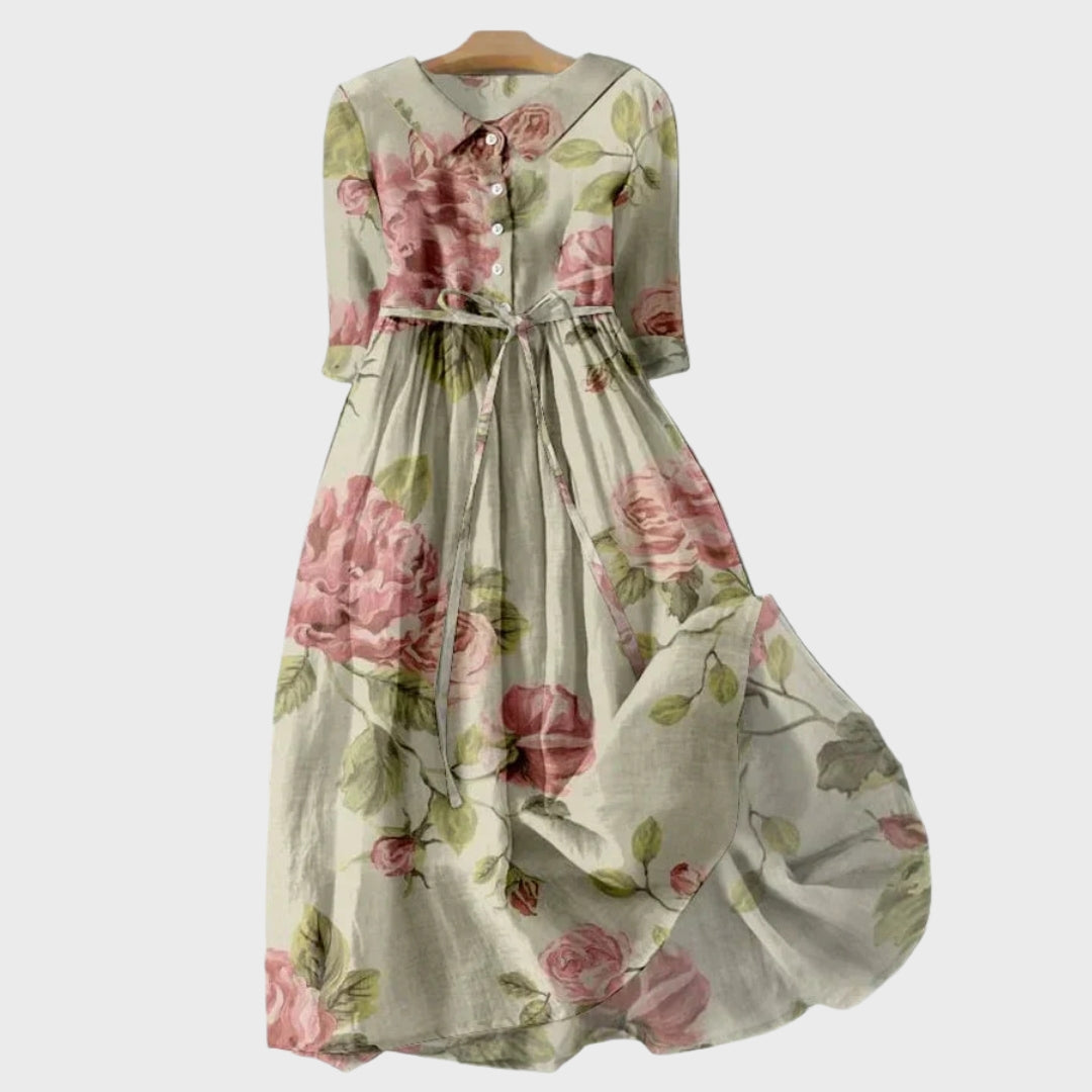 Matilda Rose Retro Maxi Dress