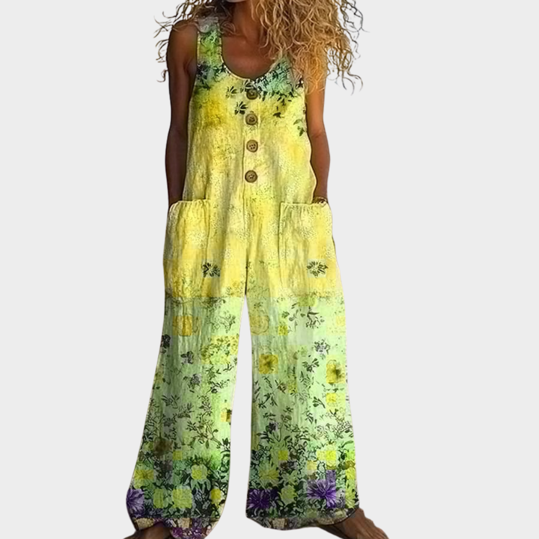 Solveig | Flowy printed jumpsuit