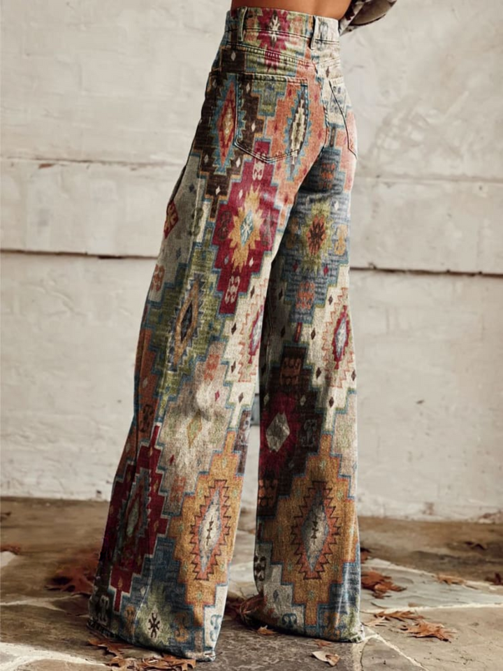 Alana | Vintage Boho Wide-Leg Pants