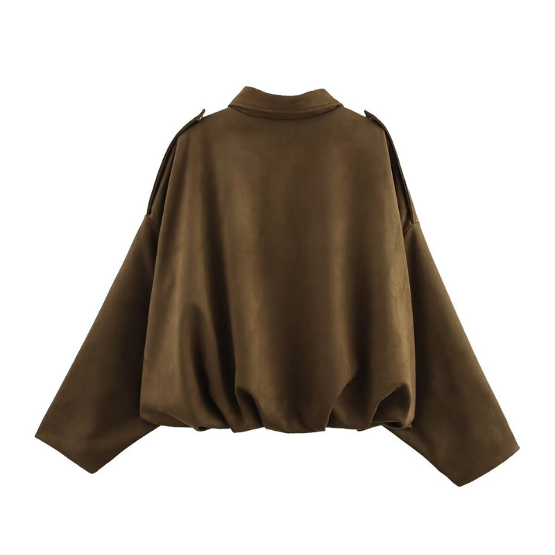 Harper | Chic Cropped Pilot Jacket