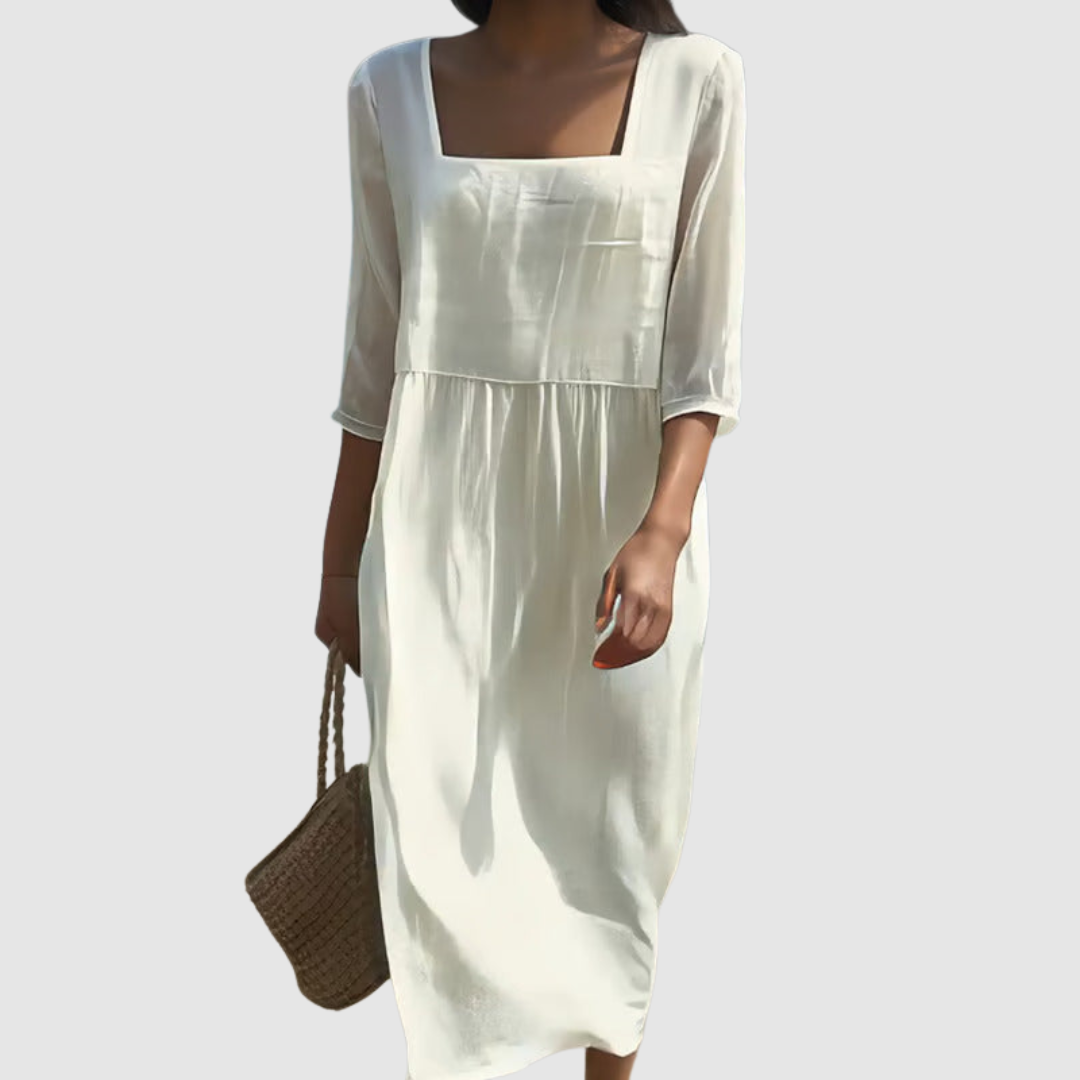 Sarah - Casual Linen Dress