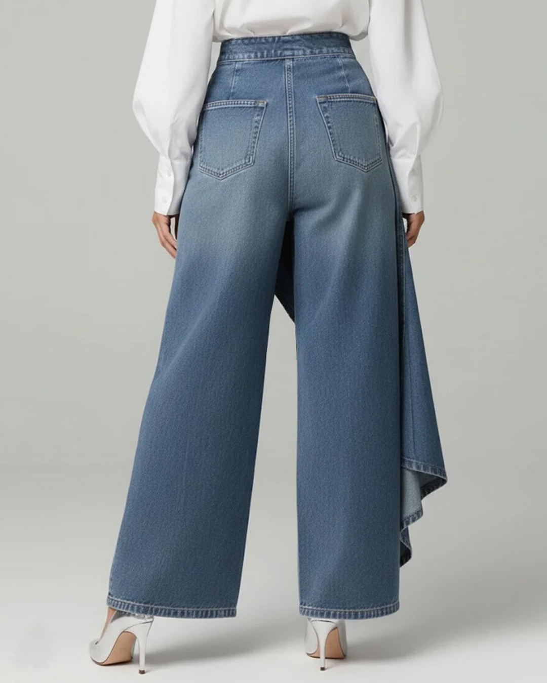 Emily - Wrap Denim Pants