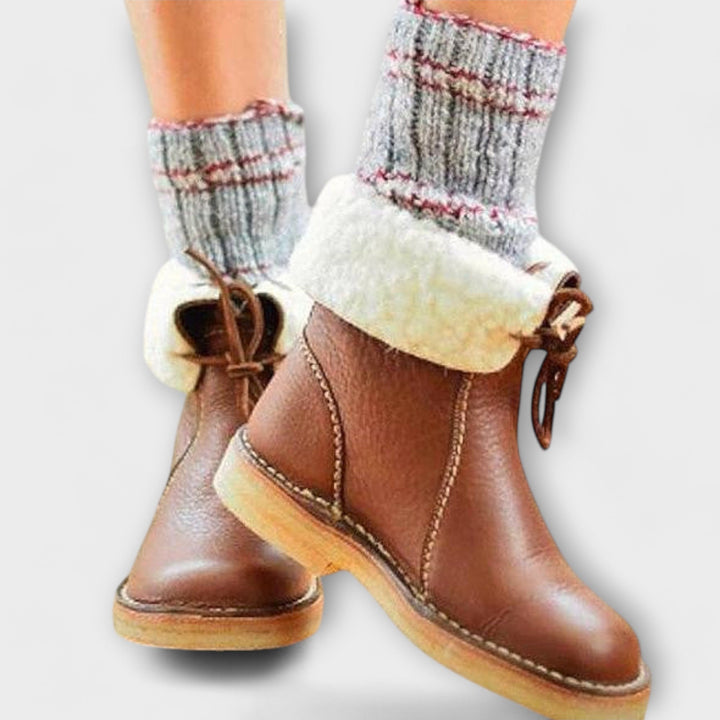 Zara - Waterproof Wool-Lined Boots