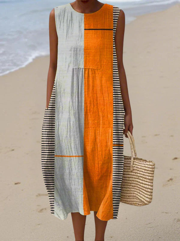 EVE | COLOURBLOCK MIDI DRESS