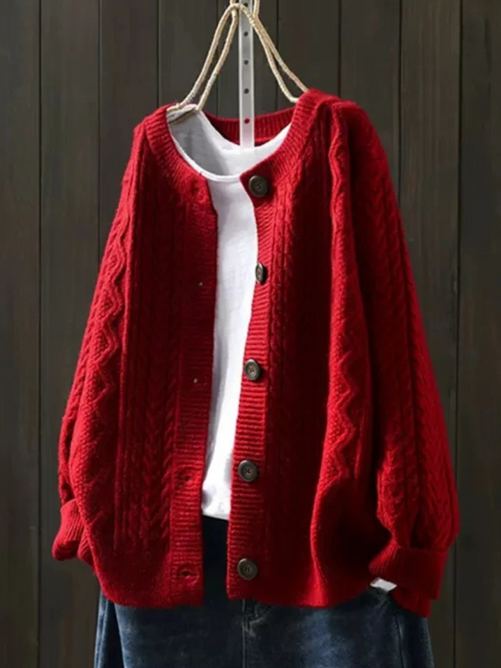 Madison - Cable Knit Cardigan