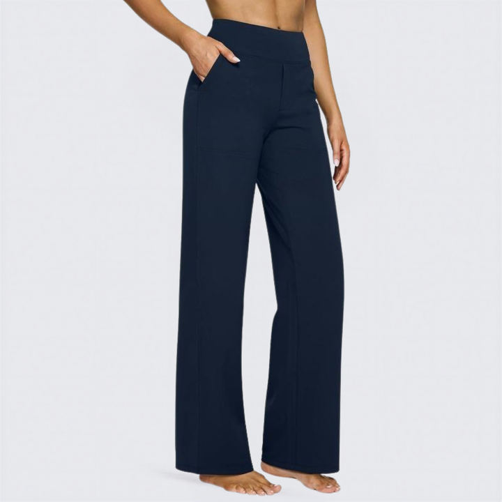 Saskia | Comfortable High-Waist Wide Leg Pants for Yoga and Outdoor Fun