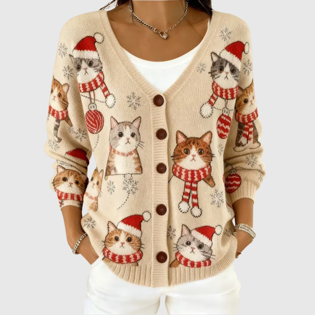 Emily | Comfortable buttoned knit cardigan