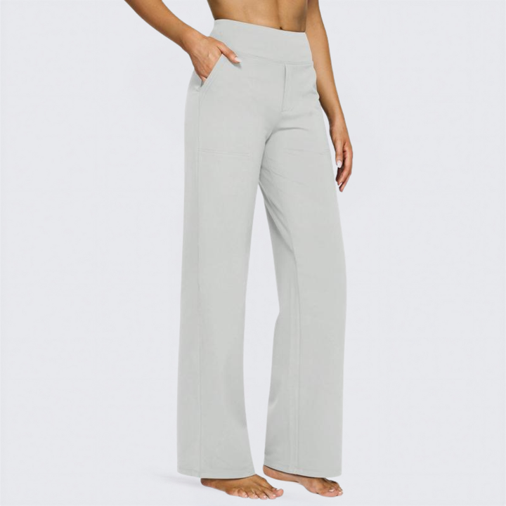 Saskia | Comfortable High-Waist Wide Leg Pants for Yoga and Outdoor Fun