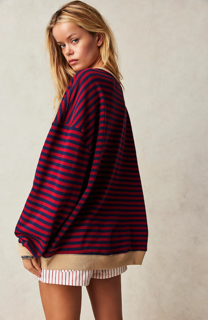 Monique | Playful Striped Sweater