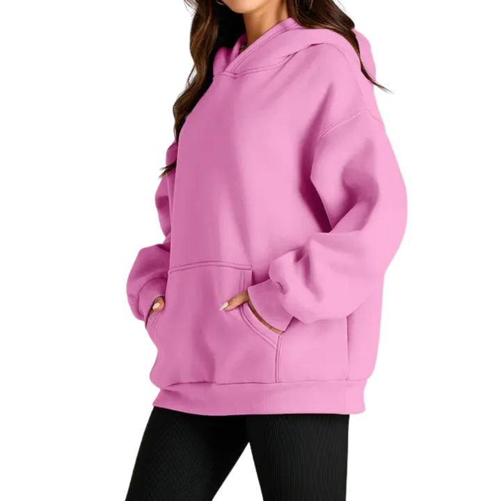 Xanthe | Cosy Oversized Fleece Pullover Hoodie