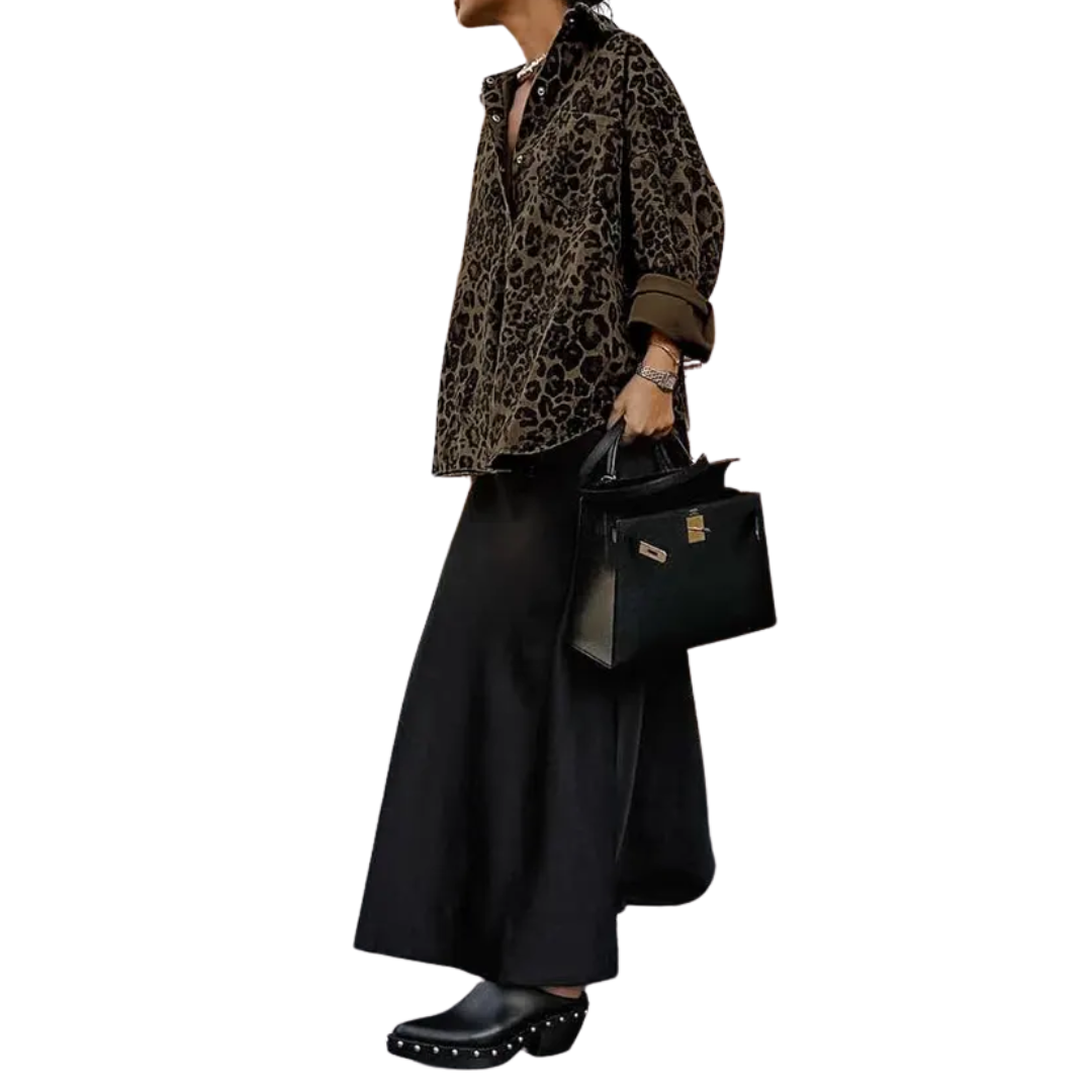 Danielle | Vintage Leopard Print Shacket