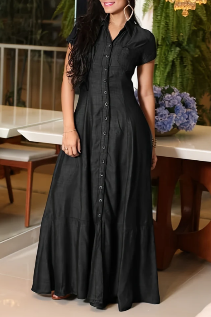 Daisy - Long Denim Dress