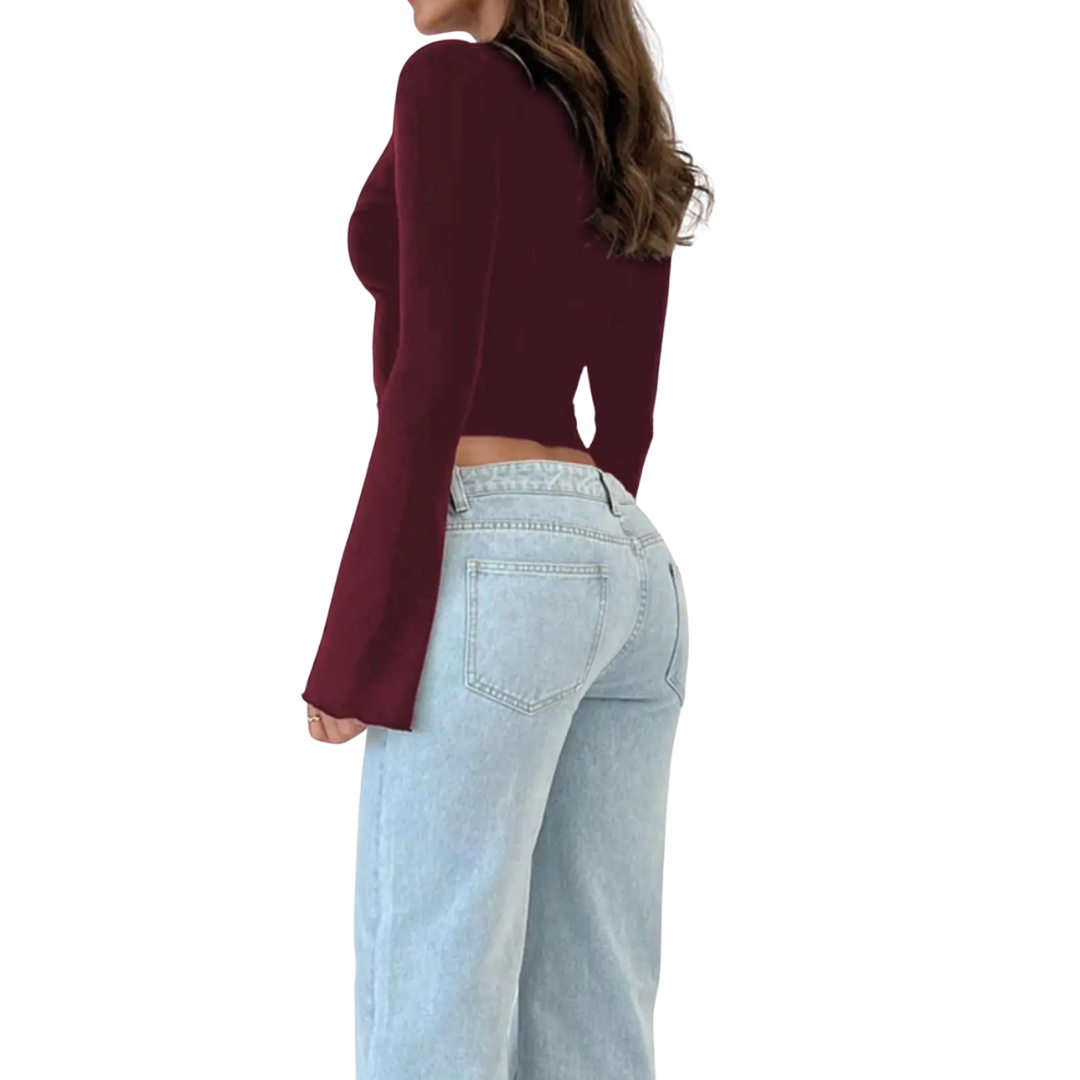 Alana | Lace Cropped Cardigan Top