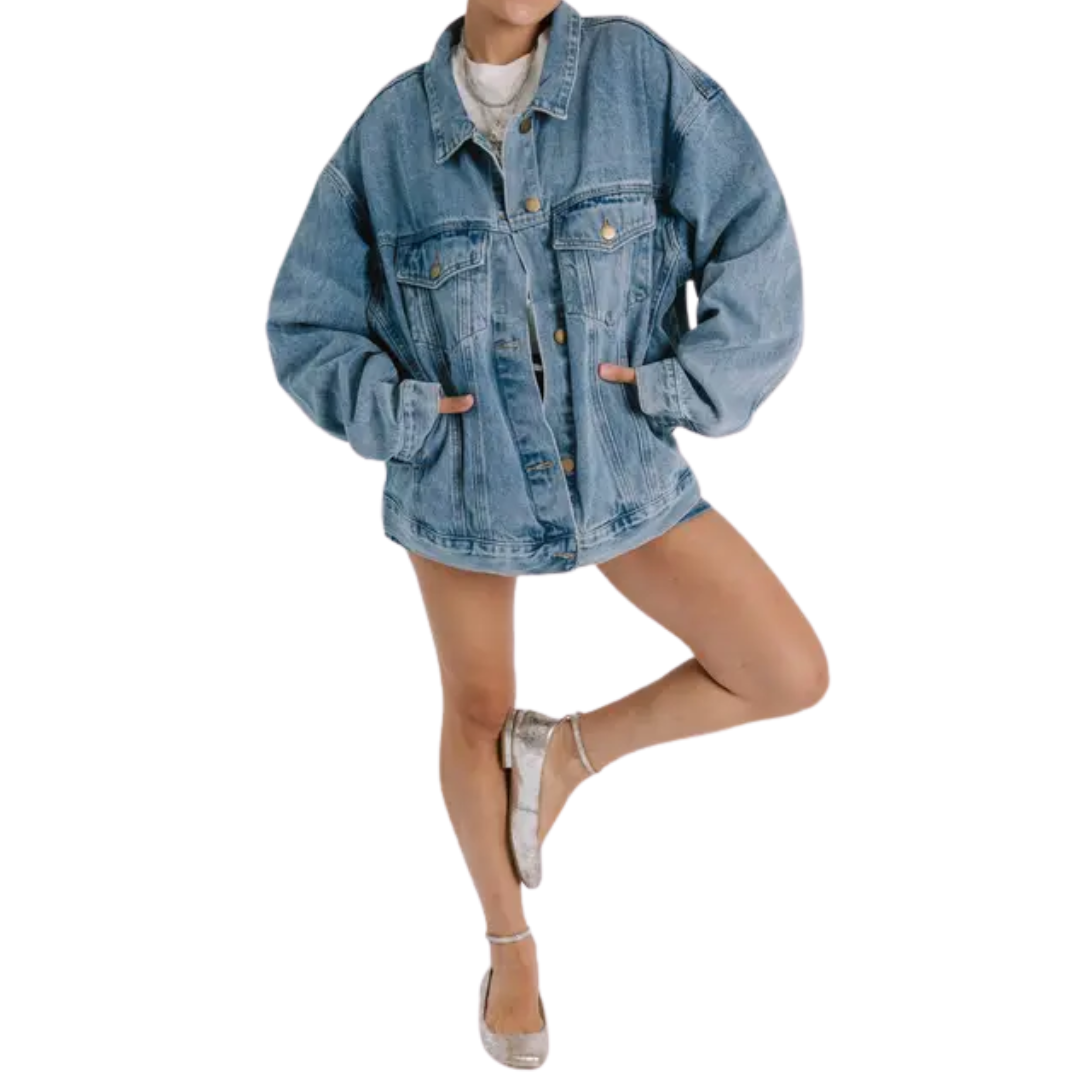 Gabrielle | Relaxed Oversized Denim Jacket
