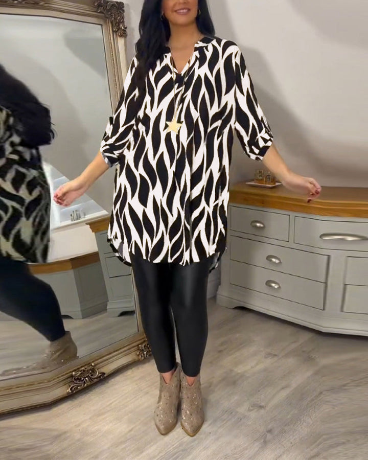 Felicity | Printed Loose-Fit Top