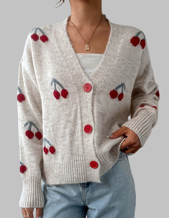 Kristy | Chic Button Front Long Sleeve Cardigan