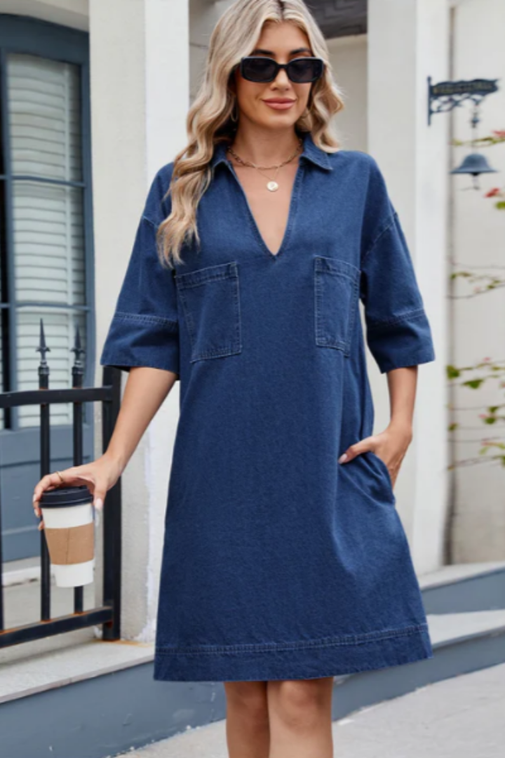 Imogen - Casual Denim Dress