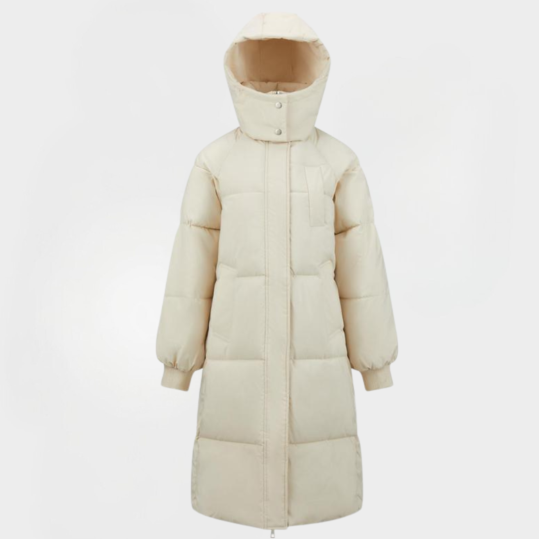 Madison | Classic Hooded Puffer Jacket Long Winter Coat for Women