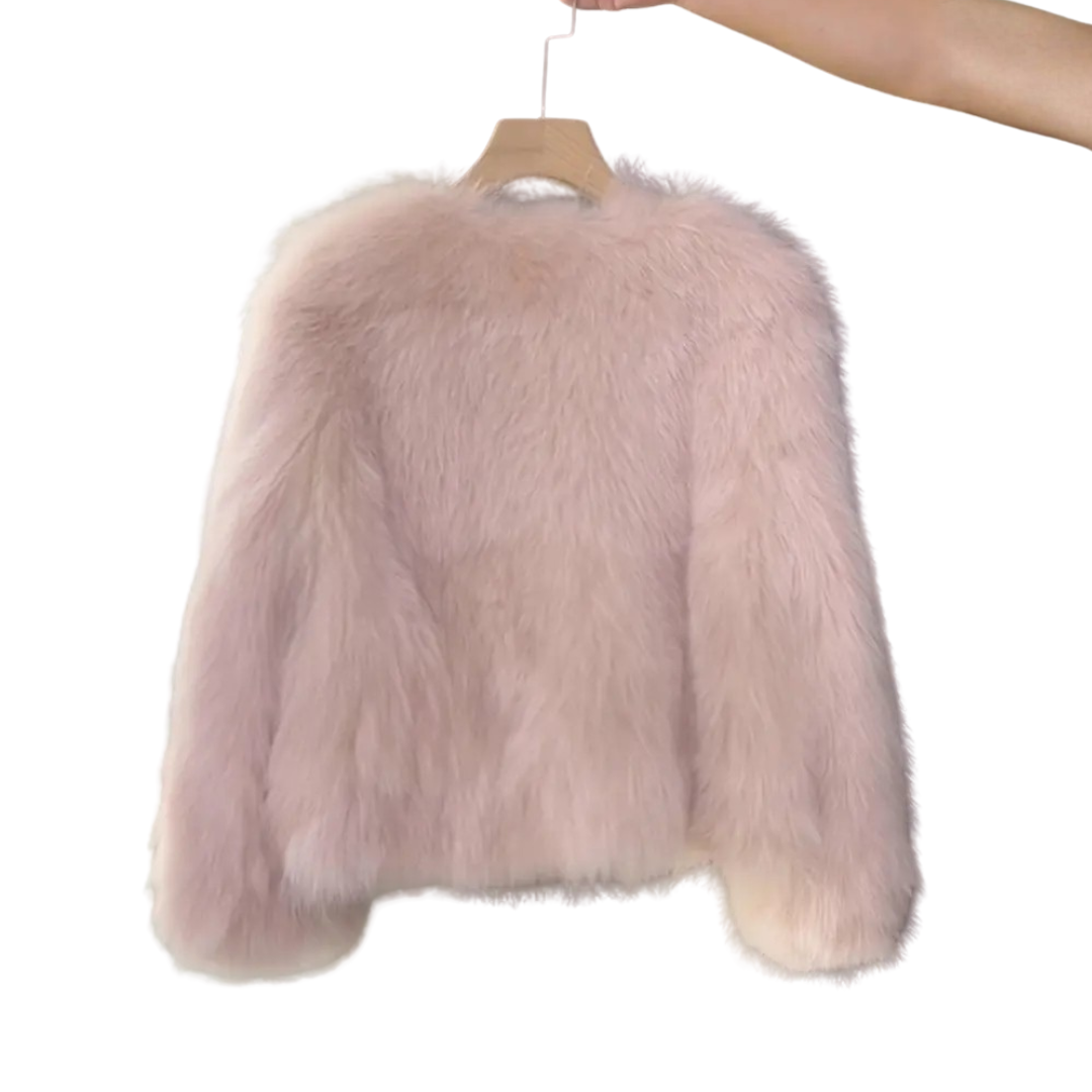 Alana | Korean Faux Fox Fur Coat