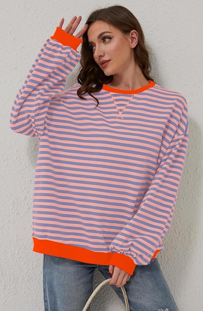 Monique | Playful Striped Sweater