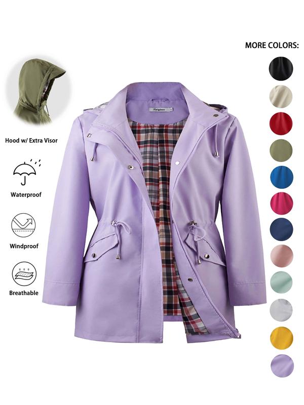 Rachael | Lightweight Hooded Trench Coat for Casual Outings