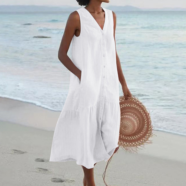 Aria - V-Neck Dress