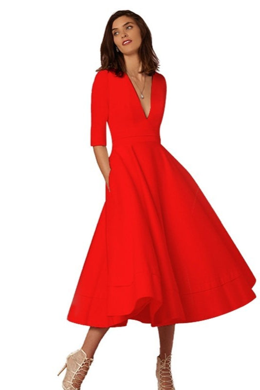 Billie - Feminine Midi Dress
