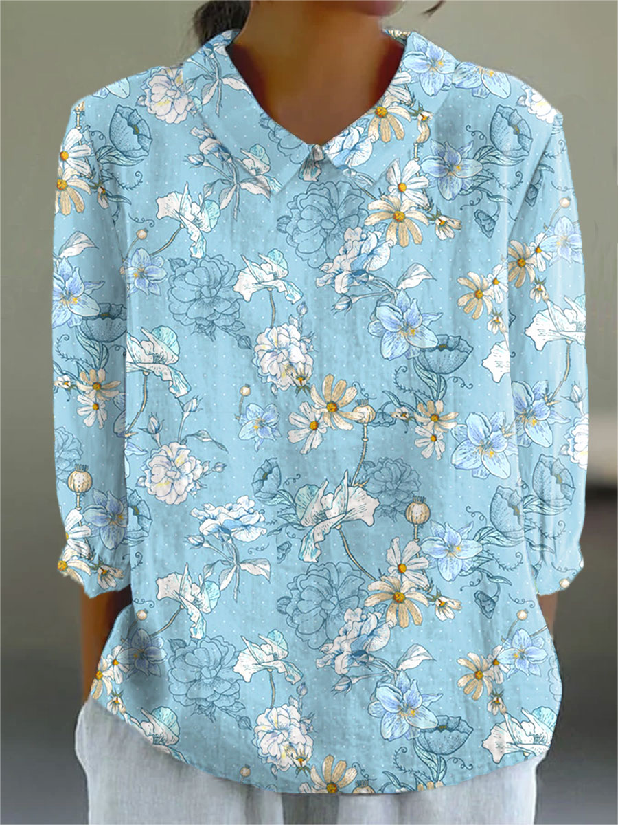 Ruby Martha | Artistic blouse with print