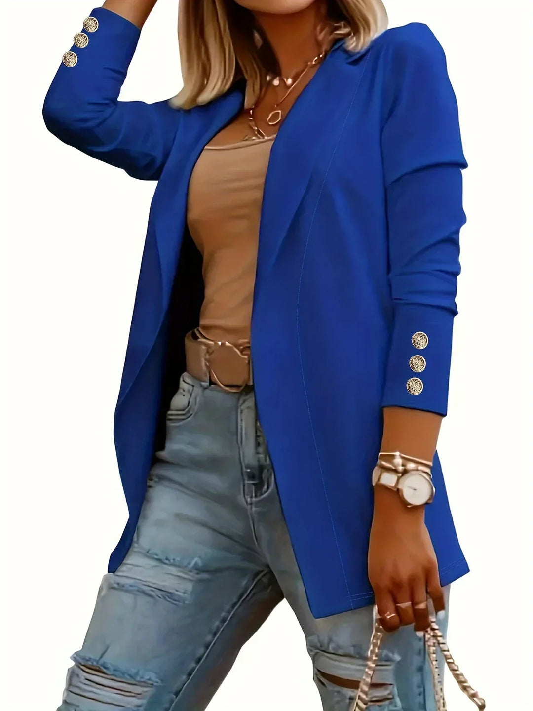 Chloe | Chic Open Front Jacket
