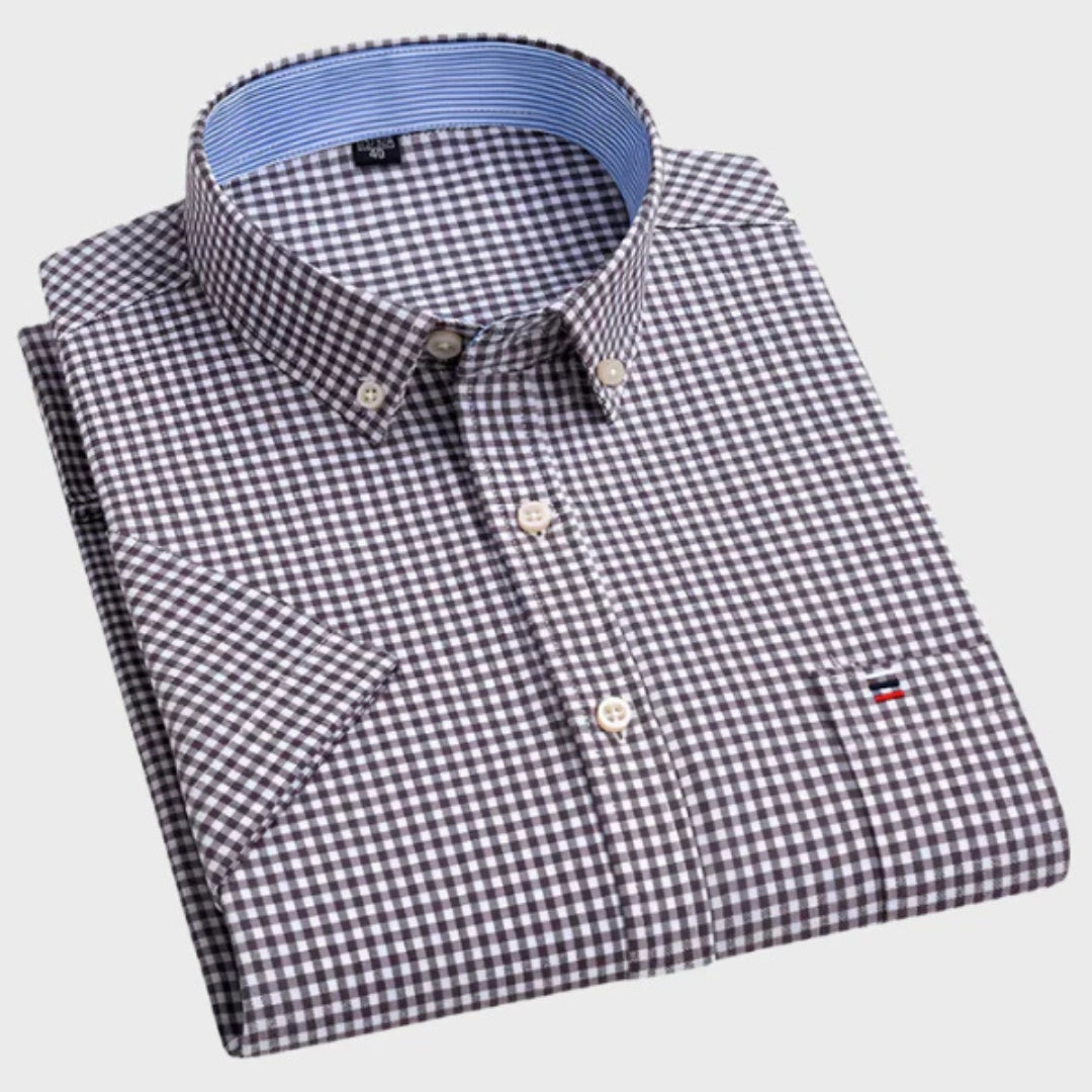 Thomas - Classic Patterned Cotton Shirt