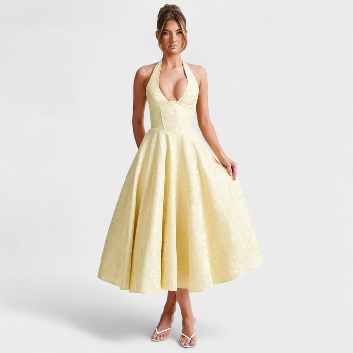 Abigail - Corset Midi Dress
