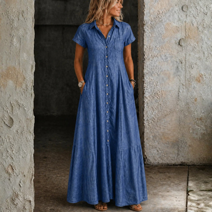 Daisy - Long Denim Dress