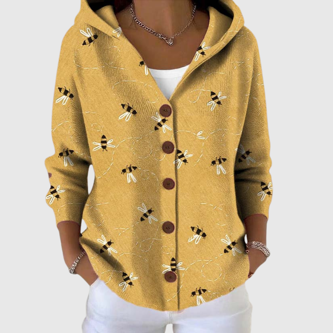 Matilda | Comfortable knitted cardigan with hood