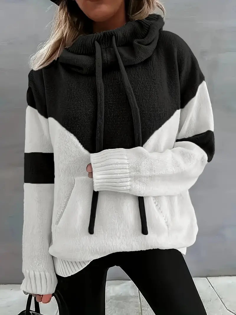 Tessa | Dual-Tone Cosy Hoodie