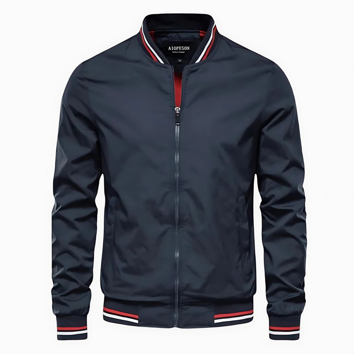 Jack - Striped Bomber Jacket