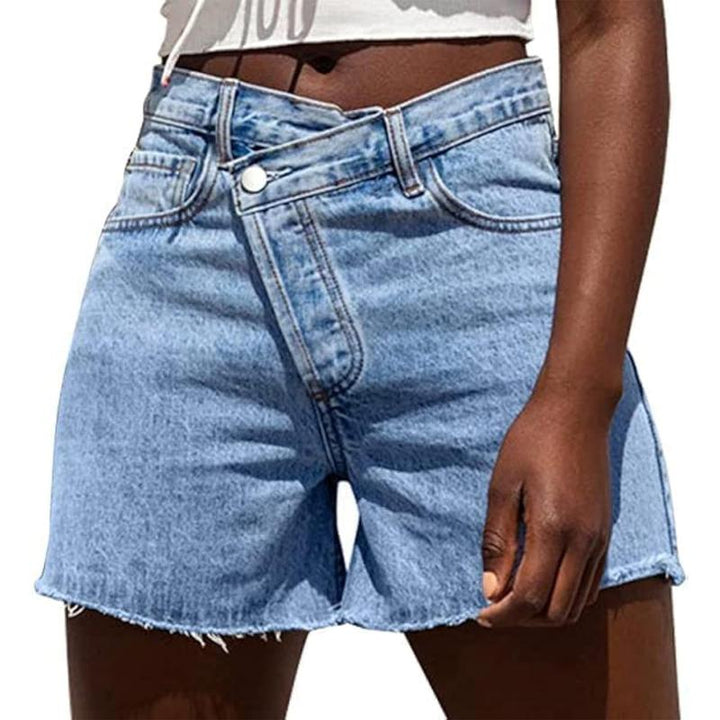 Rosie | Casual High Waisted Crossover Summer Shorts