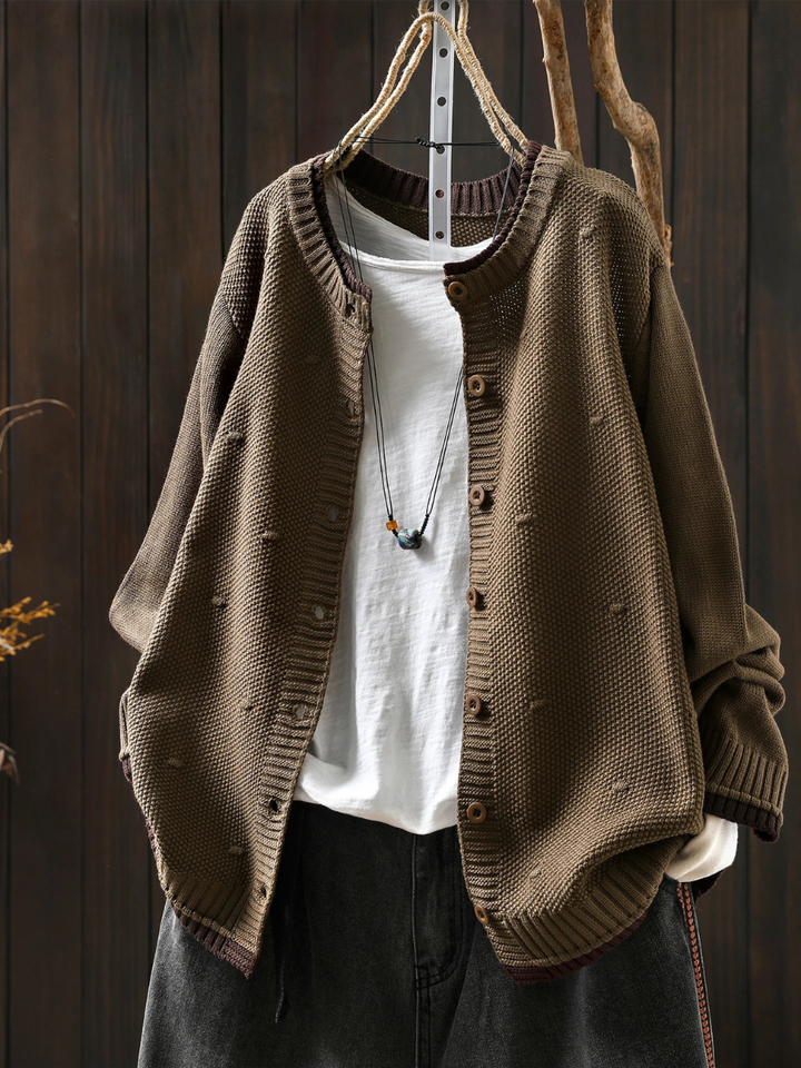 Annabelle - Textured Knit Cardigan