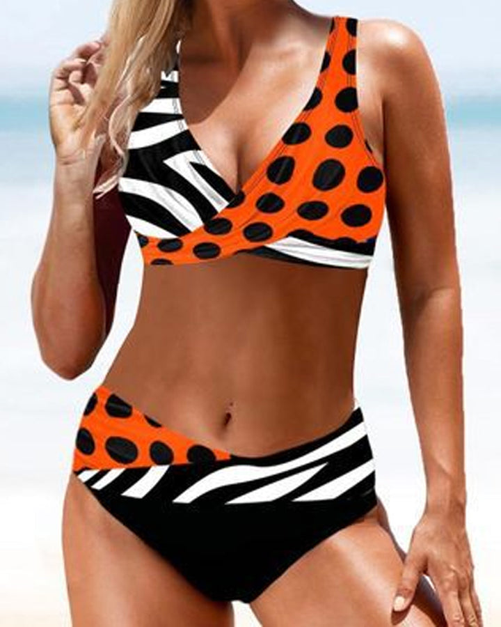 Hallie - Bright Colourful Bikini