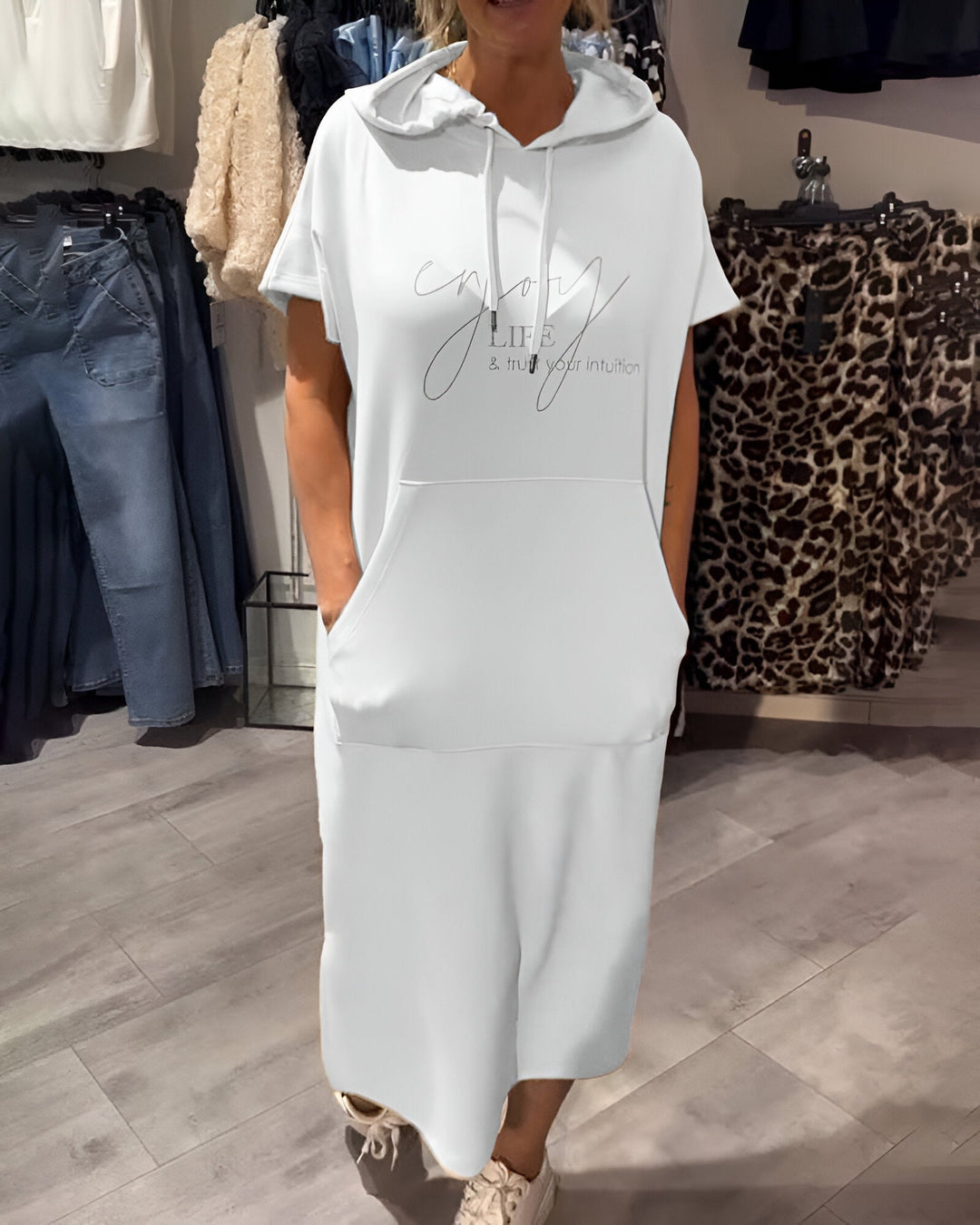 Imogen - Casual Hooded Dress