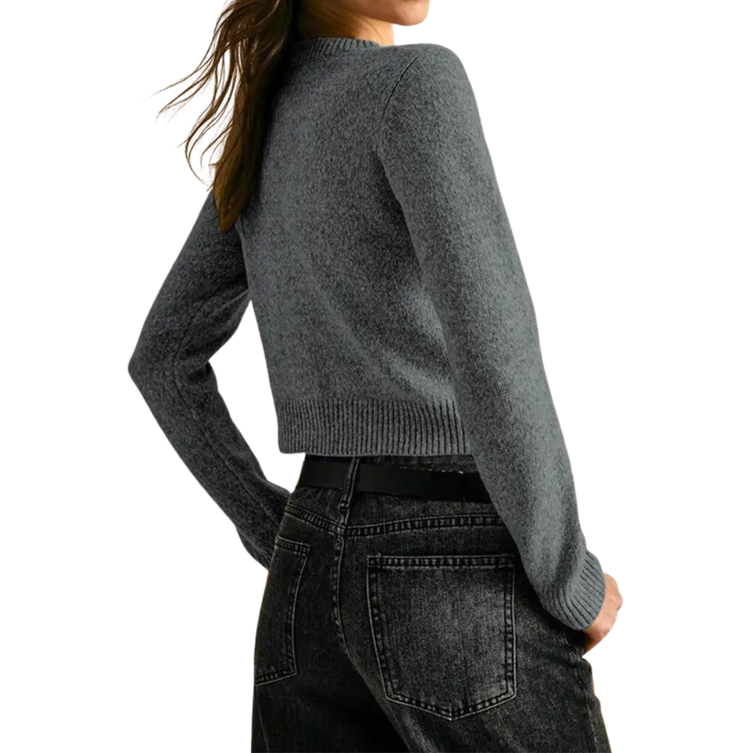 Yvette | Cosy Ribbed Button-Front Cardigan